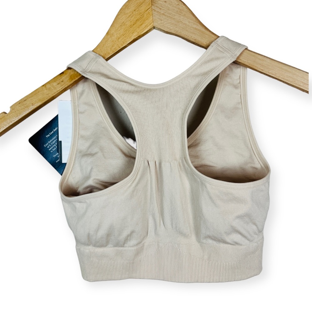 WACOAL Beige 32 Band Cool Definition Seamless Shape Bralette Bra XS NWT Comfort - Picture 4 of 7